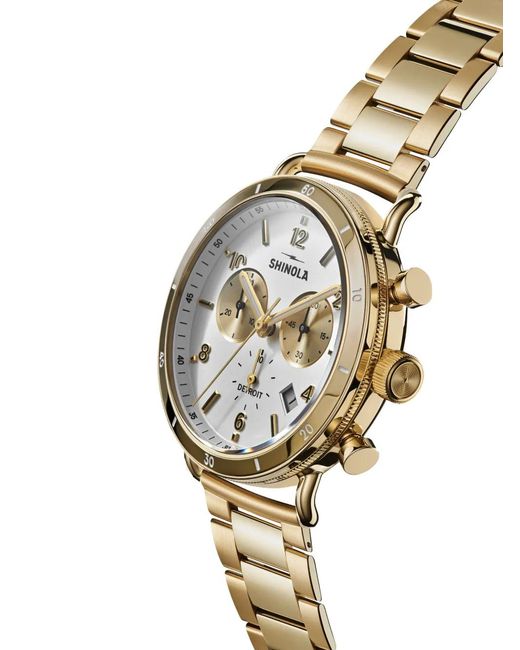 Shinola Metallic Stainless Steel 42Mm