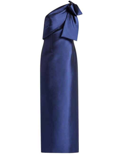Robe longue Bonnie à détail de nœud Sachin & Babi en coloris Blue