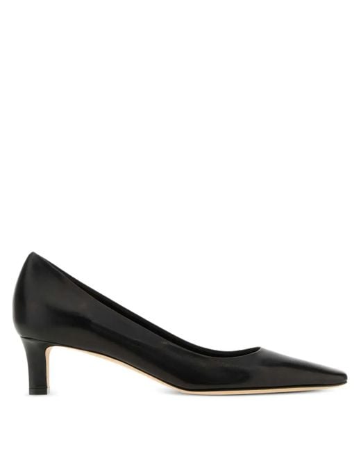 The Row Black 45mm Carla Leather Pumps