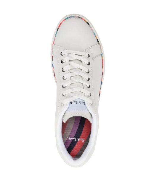 Paul Smith White Leather Sneakers