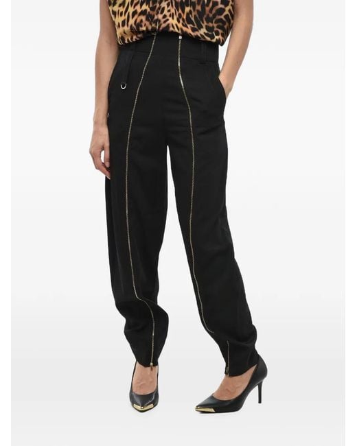 Stella McCartney Black Double Front-Zip Trousers