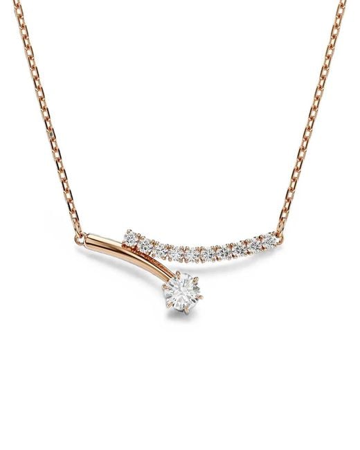 Swarovski White Collier Matrix Serti De Cristaux