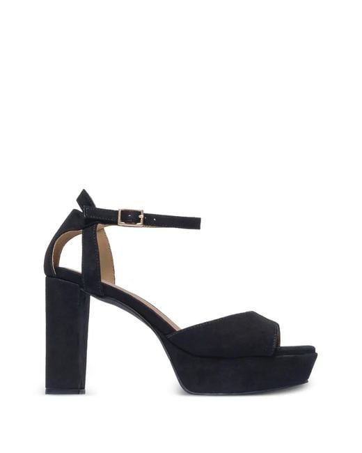 Bernardo White Valeria Platform Heeled Sandals