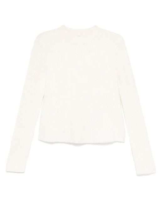 Loulou de Saison White Cosmo Sweater