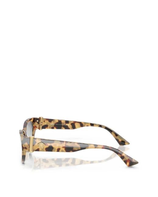 Versace White Cat-Eye Frame Glasses