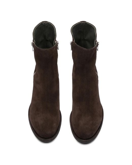 Officine Creative Brown Denner 103 Ankle Boots
