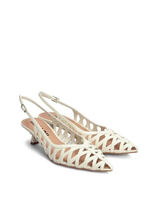 Bibi Lou White 45Mm Liala Pumps