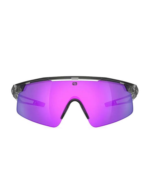 Rudy Project Purple Turbolence Shield-Frame Sunglasses