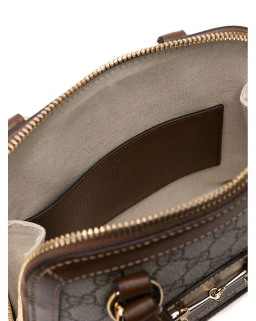 Gucci Brown Mini 1955 Horsebit Handtasche