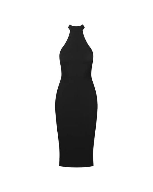 Maison Close Black Nuit Infinie American-Dollar Midi Dress