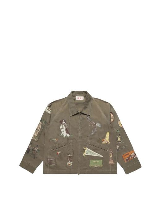 Samuel Zelig Green Trail Zip Jacket for men