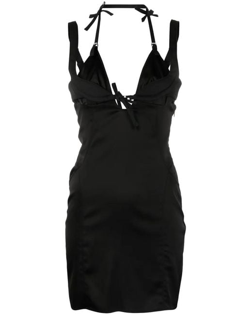 Jacquemus Black Ciceri Bodycon Minidress