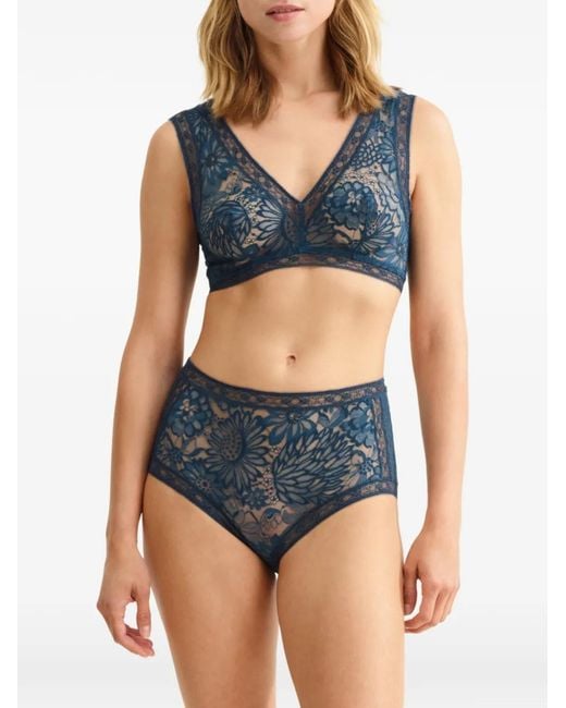 Eres Blue Cascade Bra