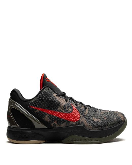 Nike Black Zoom Kobe 6 Protro "italian Camo" Sneakers for men