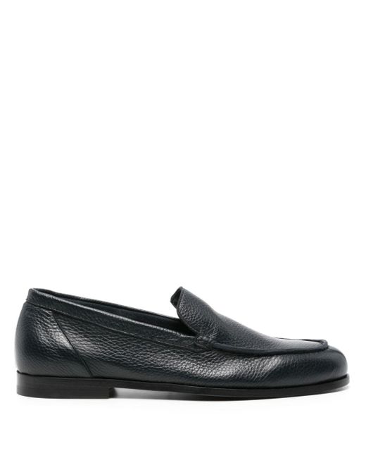 Harry's Of London Black Morris Leather Loafers for men