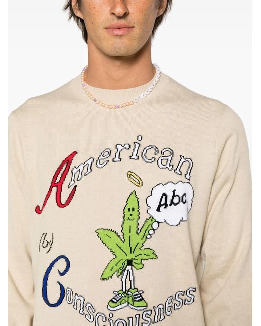 Advisory Board Crystals Natural American Consciousness Crew-Neck Jumper for men