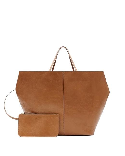 Francesco Biasia Brown Winona 4Ever Leather Tote Bag