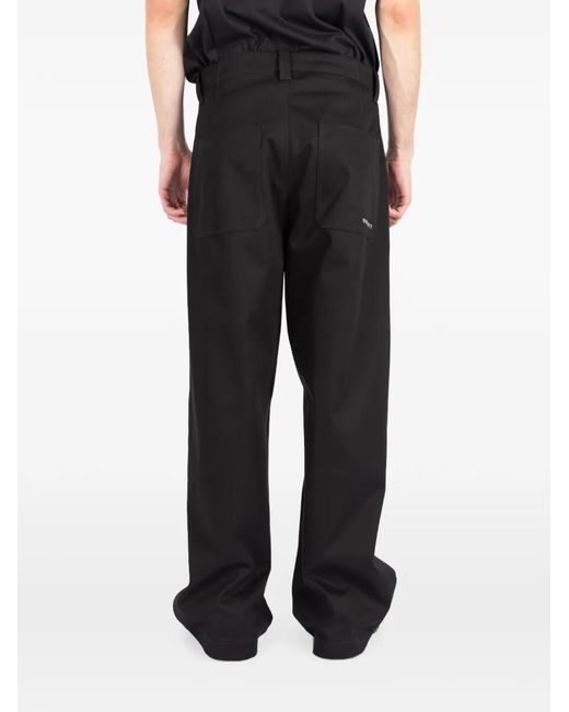 Societe Anonyme Black Supercargo Patch-Pocket Cargo Pants for men