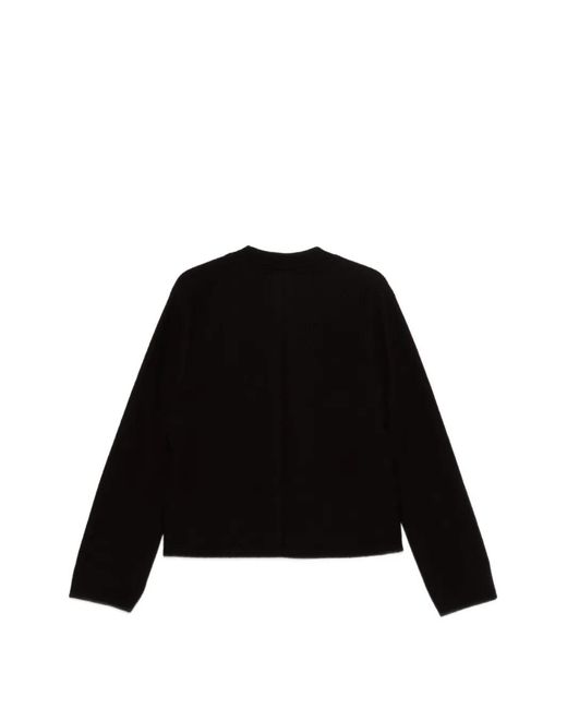 Rier Black Felted Collarless Jacket for men