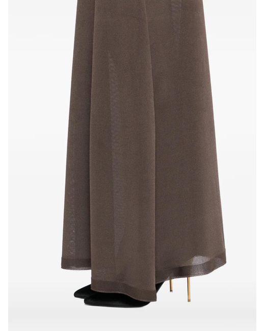 Tom Ford Brown Jupe Longue À Taille Haute