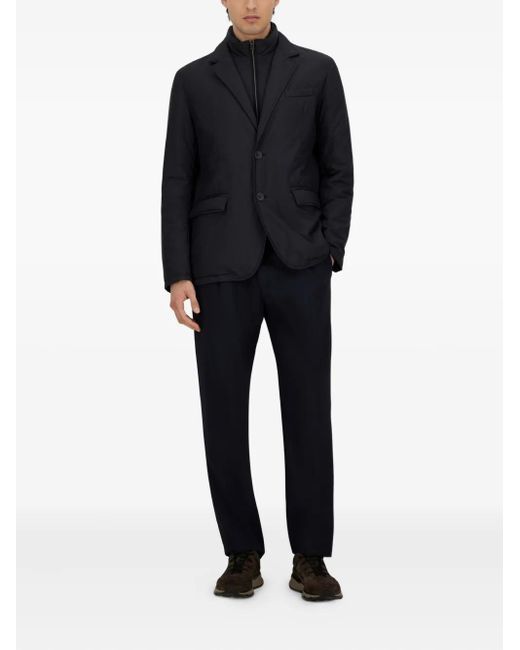 Herno Blue Inã Ecoage Two-Button Jacket for men