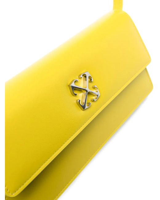 Off-White c/o Virgil Abloh Yellow Off- Jitney 1.0 Shoulder Bag