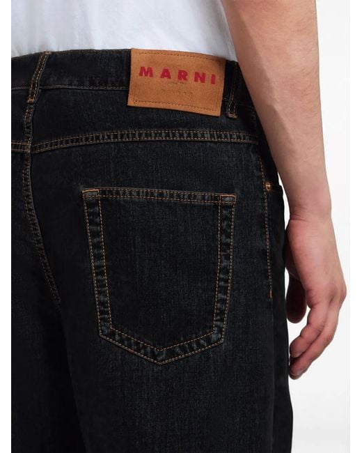 Vaqueros Rectos Marni de hombre de color Black