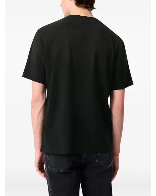 Camiseta con logo estampado Axel Arigato de hombre de color Black