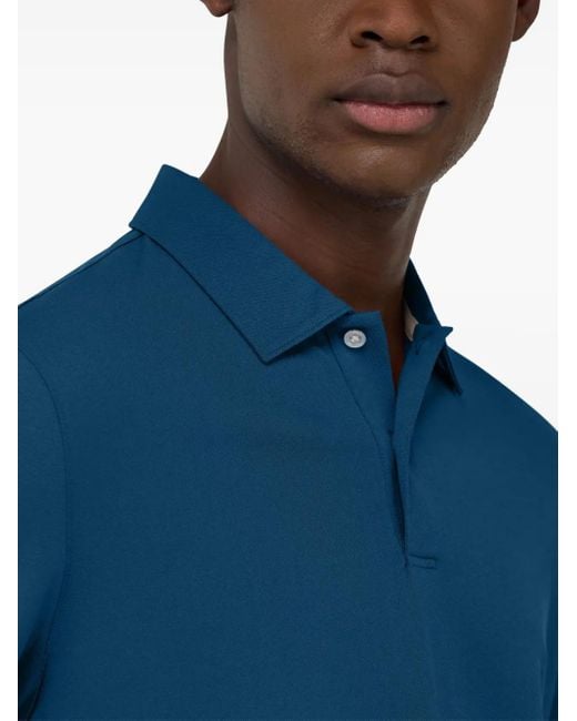 Boggi Blue Piqué Polo Shirt for men