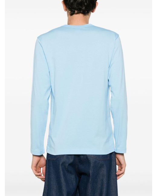 Comme des Garçons T-Shirt mit Logo-Print in Blue für Herren