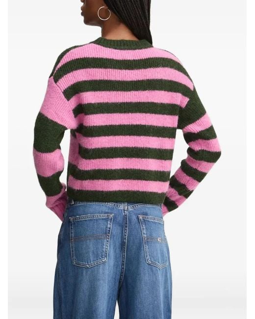 Desigual Blue Striped Sweater