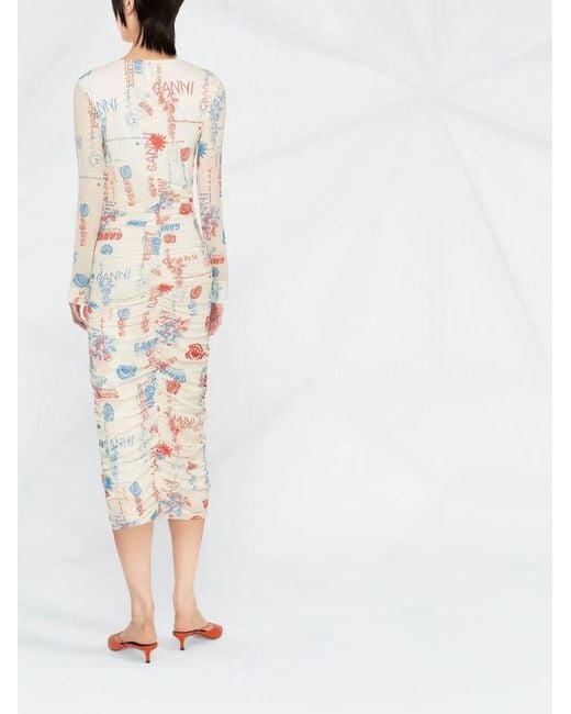 Ganni White Dress