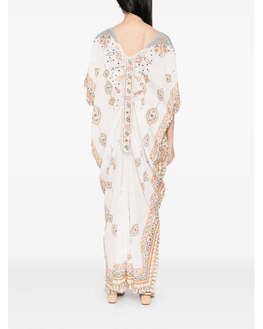 Camilla White Ottoman Dynasty Kaftan Dress