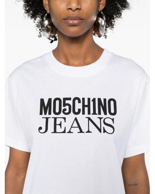 Moschino White Cotton T-Shirt