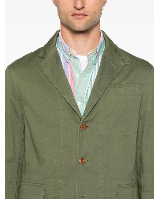 Polo Ralph Lauren Green Cotton Blazer for men
