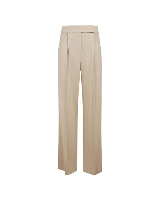 Veronica Beard Natural Pantalon Coll