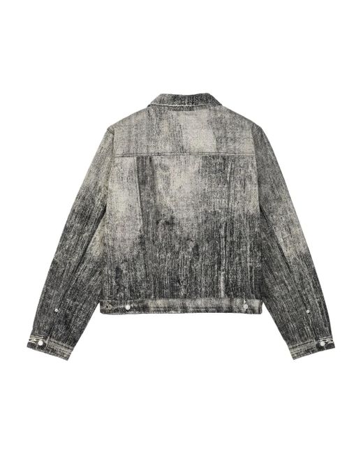CAMPERLAB Gray Distressed Denim Jacket