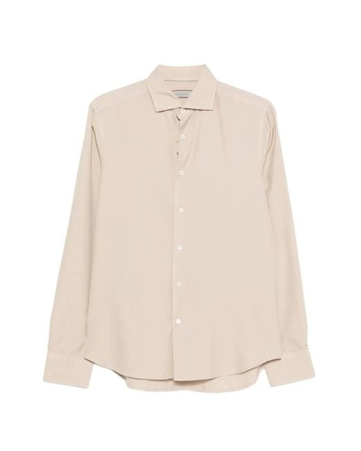 Canali White Buttoned Shirt for men