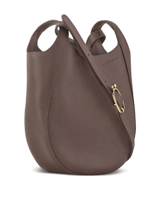 Bandolera Le Foulonné Pequeña Longchamp de color Brown
