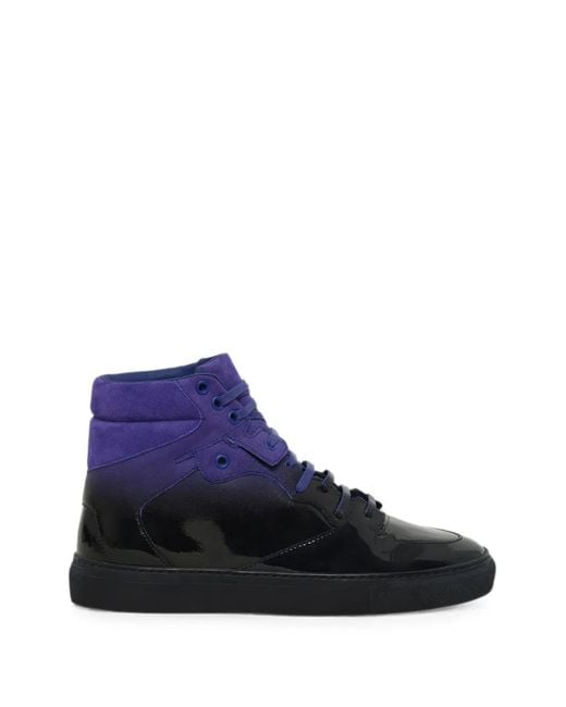 Balenciaga Blue Gradient High-Top Sneakers for men
