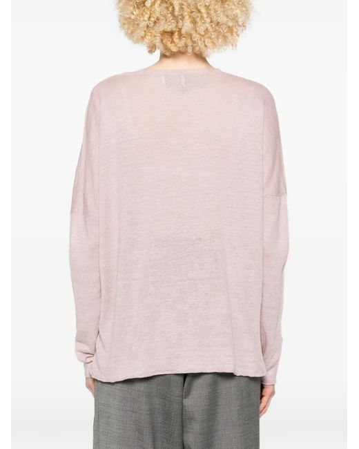 Be You Pink V-Neck Sweater