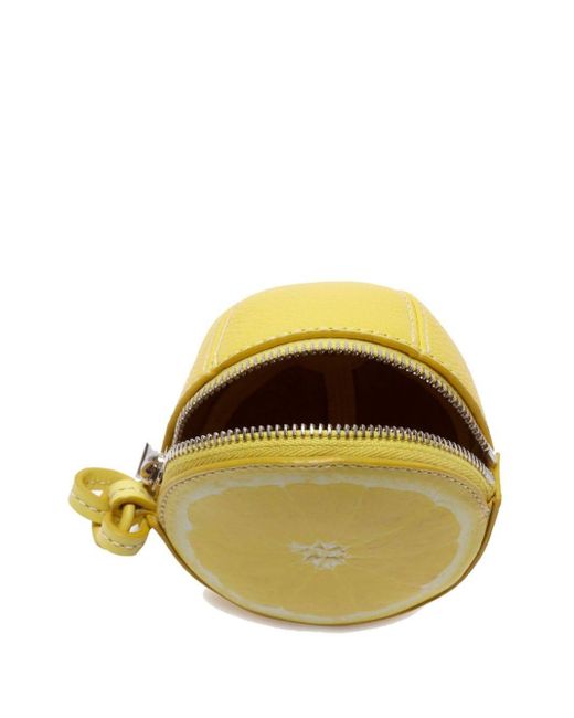 J.W. Anderson Yellow Mini Lemon Leather Crossbody Bag