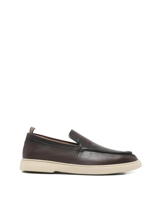 Officine Creative White Bones Slip-On Loafers for men