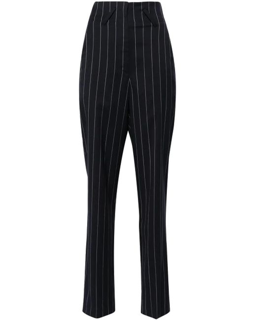 Pantaloni Horacia Gessati Affusolati di IRO in Blue