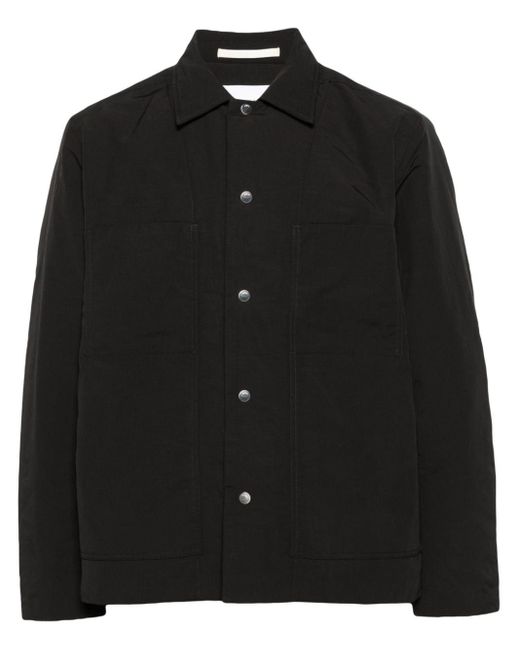 Norse Projects Black Pele Insulated Shirt Jacket for men
