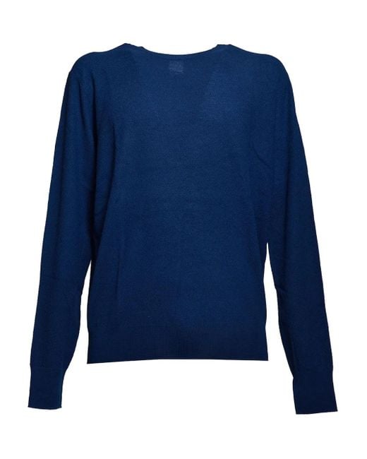 Aspesi Wool sweater in Blue für Herren