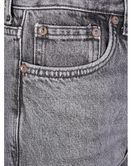 Samsøe & Samsøe Gray Acid-Wash Jeans