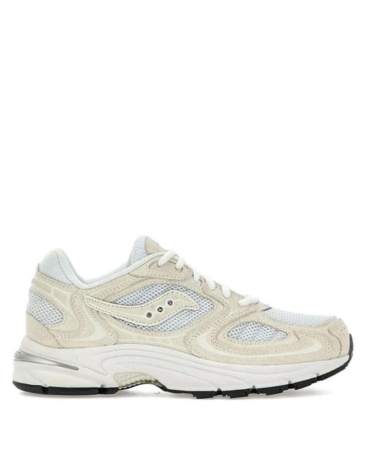 Saucony White Grid Jazz 9 Sneakers