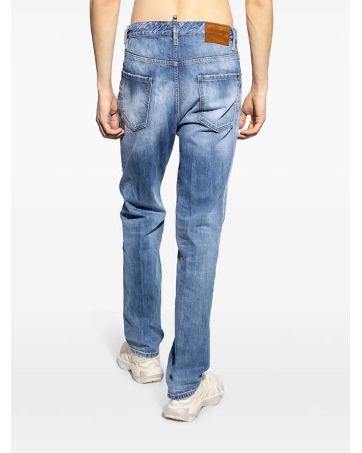 DSquared² Blue 642 Denim Cotton Jeans for men