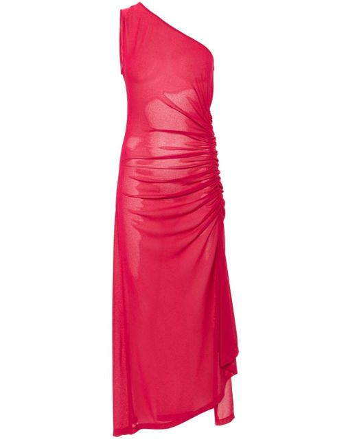 Givenchy Pink One-shoulder Dress